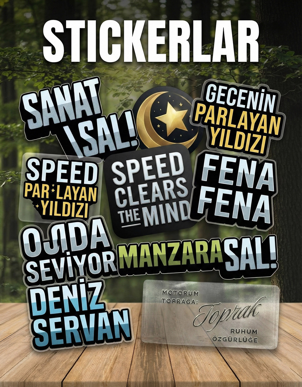 24 Model UV DTF Sticker - 13