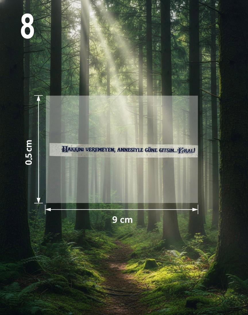 24 Model UV DTF Sticker - 13'lü Seçmeli Paket