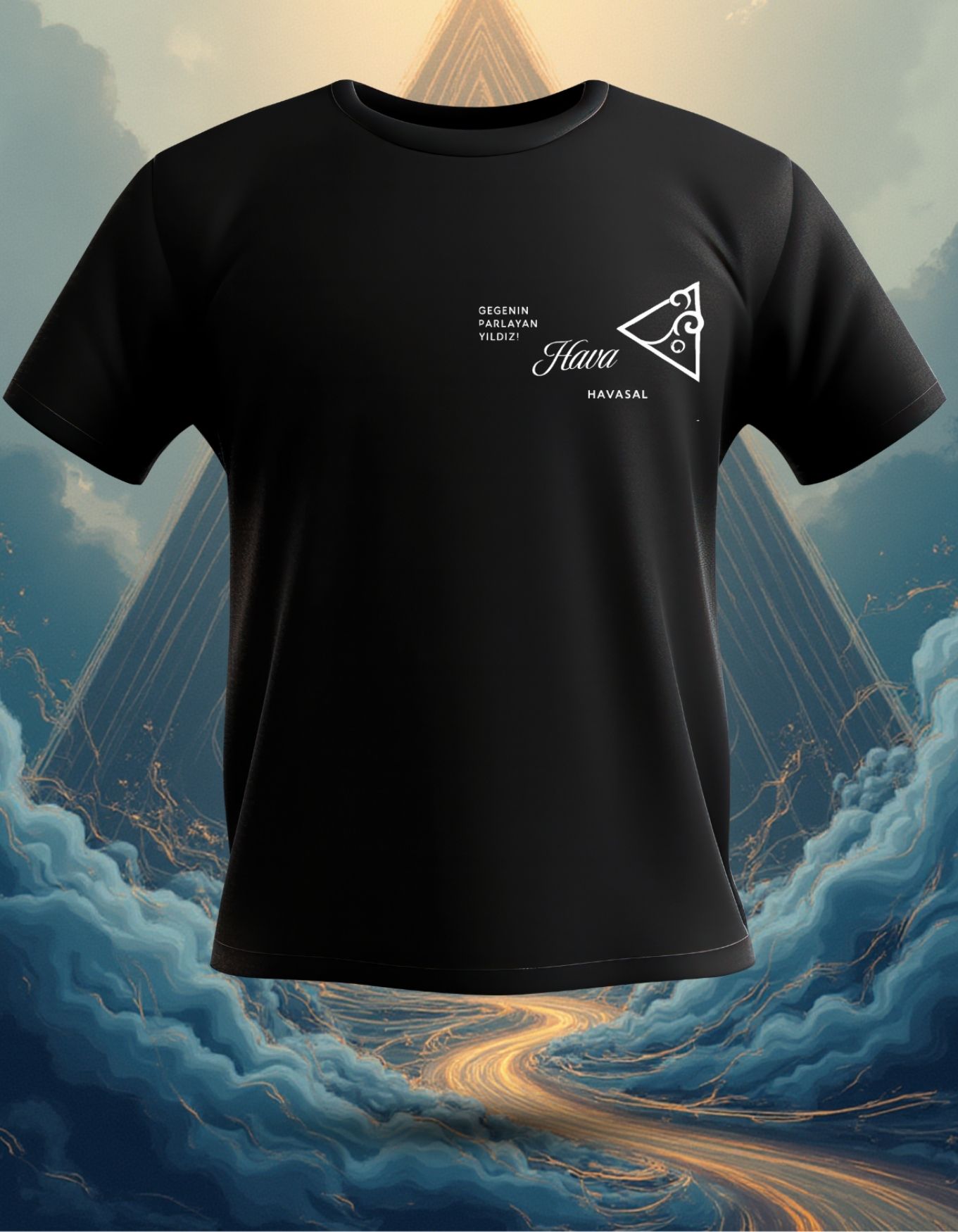 Deniz Servan Element/Sel Oysho Kumaş Oversize Tshirt