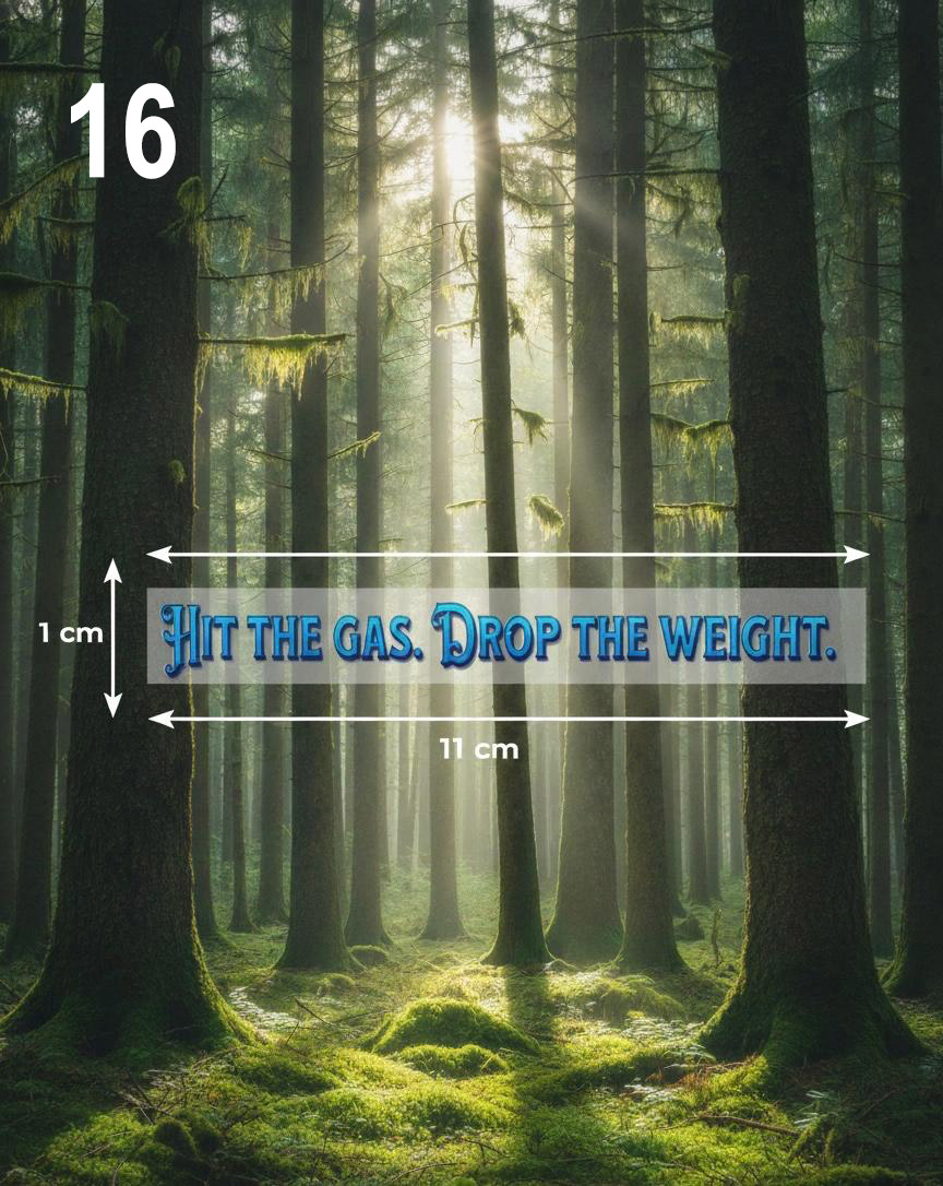 24 Model UV DTF Sticker - 13'lü Seçmeli Paket