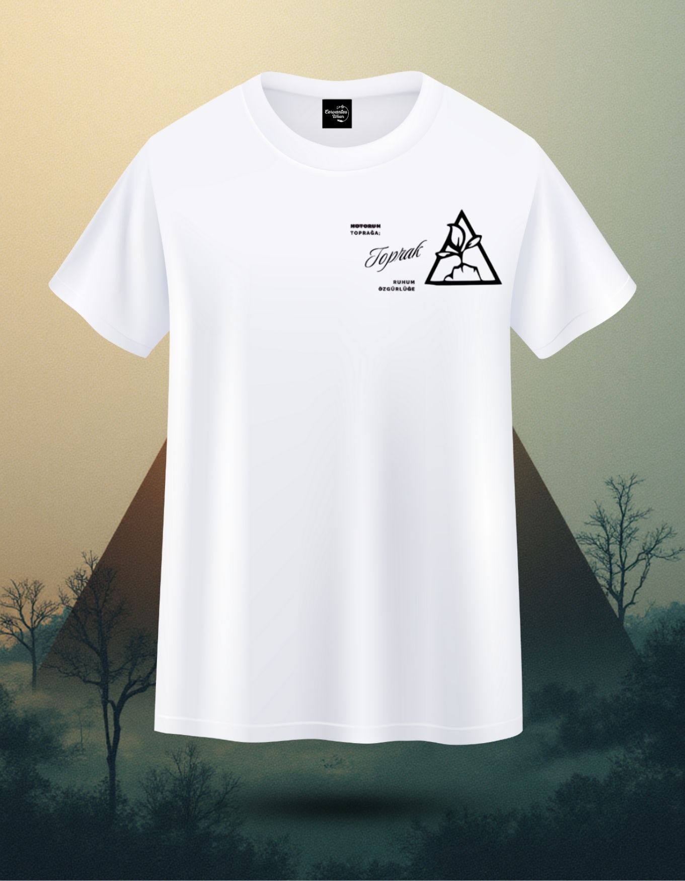 Deniz Servan Element/Sel Oysho Kumaş Oversize Tshirt