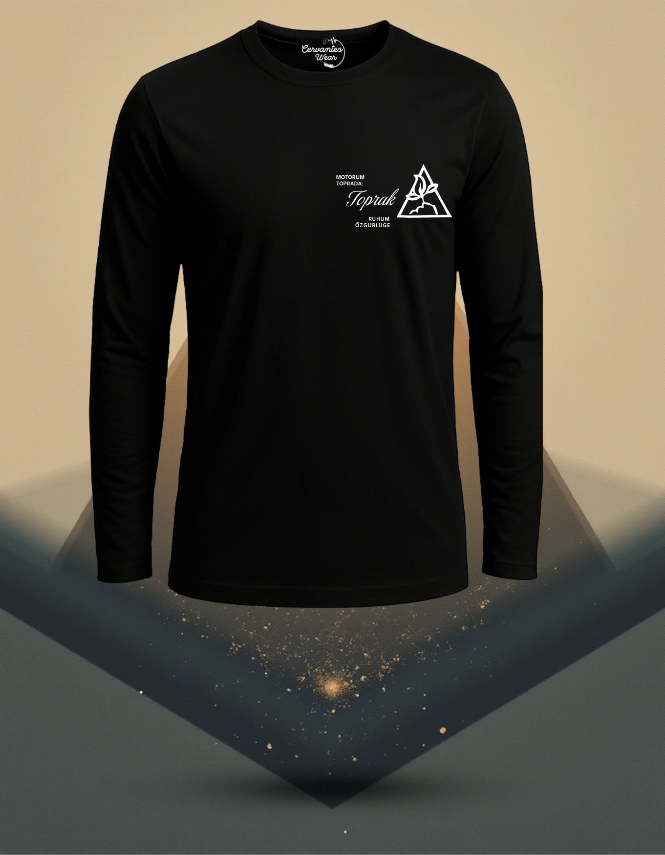 🜂🜃🜁🜄 Element/Sel Bisiklet Yaka Sweatshirt