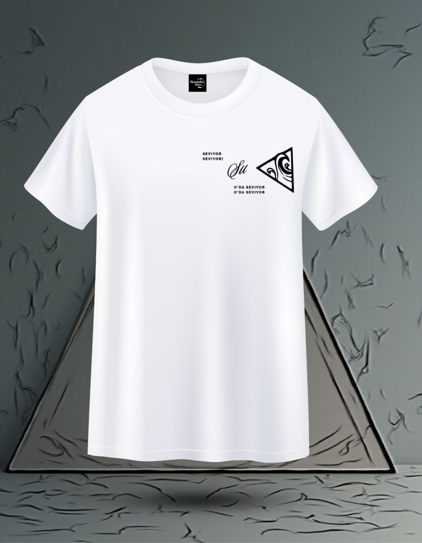 Deniz Servan Element/Sel Oysho Kumaş Oversize Tshirt